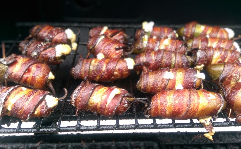 Bacon Wrapped Jalapeno Poppers!